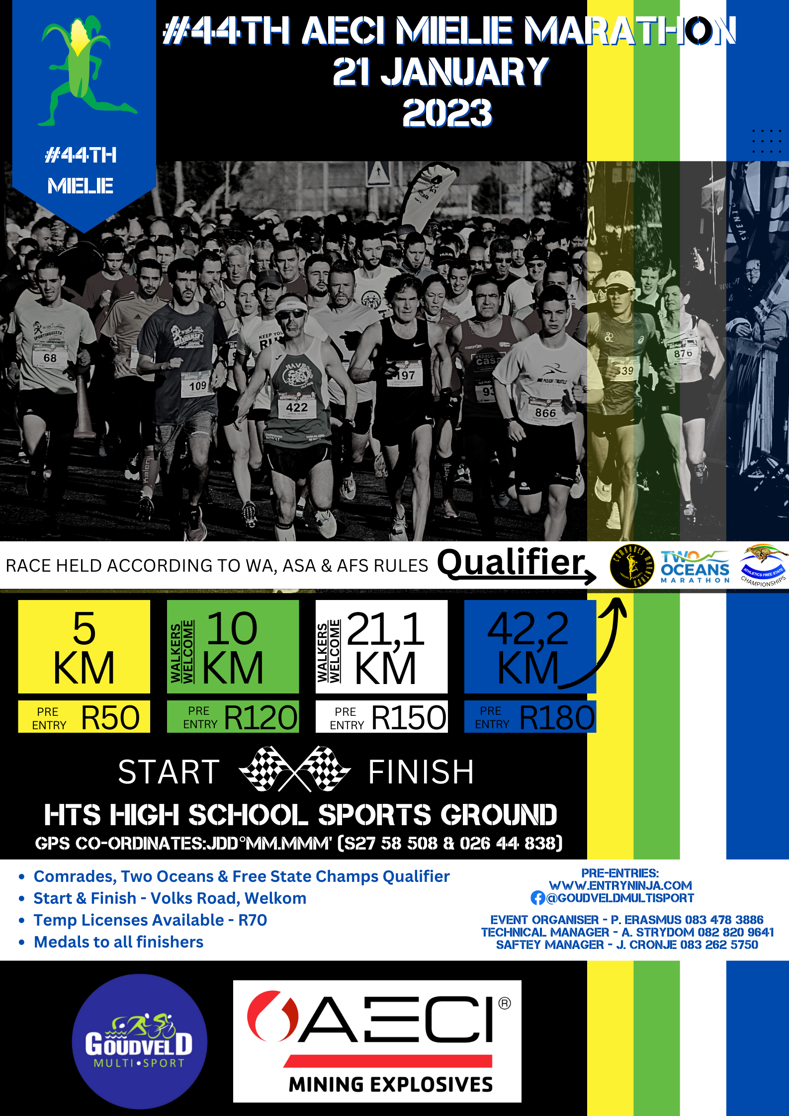 AECI Mielie Marathon 2023 - 44th Edition