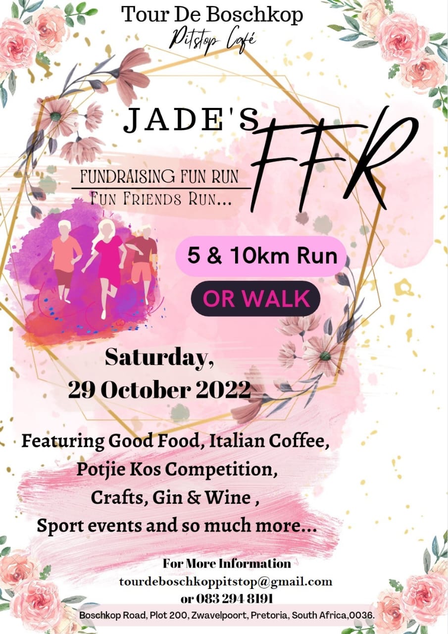 Jade's FFR (Fundraising Fun Run) | Entry Ninja – the best outdoor