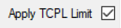 ApplyTCPLLimit