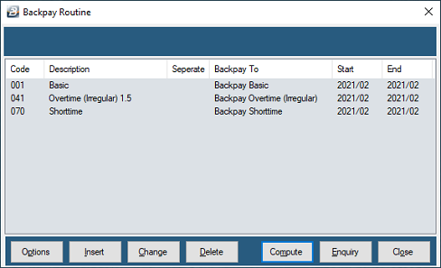 BackpayCodes