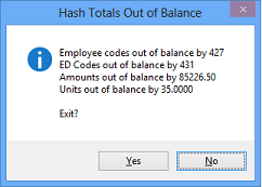 BatchHashTotals