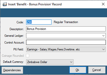 BonusProvision