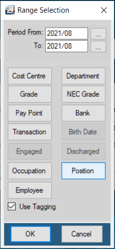 BulkClockingRangeSelection