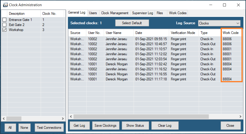 ClockAdministrationGetlog