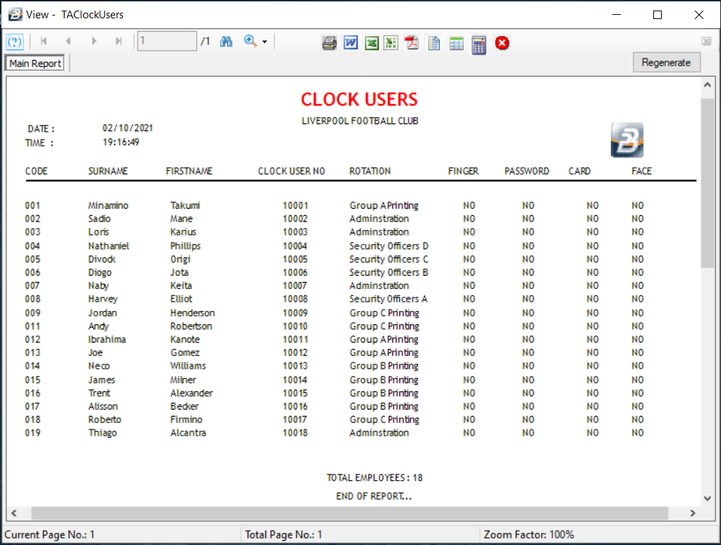 ClockUsersReport