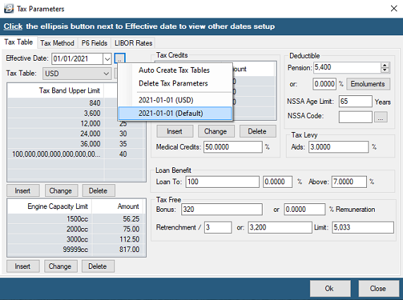 DeleteTaxParameters