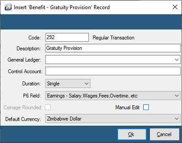 GratuityProvision