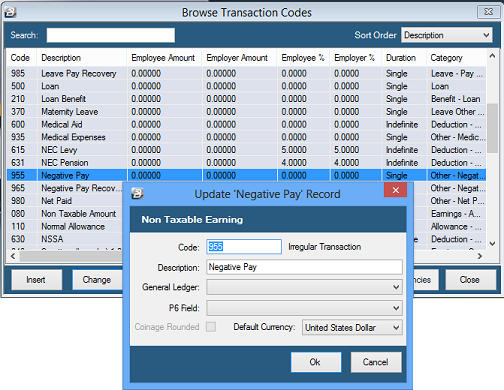 Negative Pay