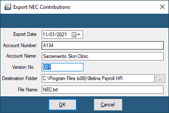 NEC General Export