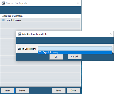 Custom - Export