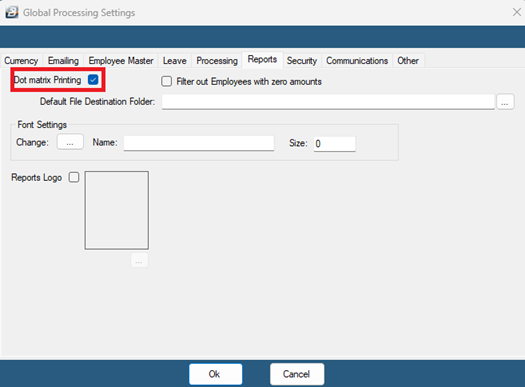 DotMatrix Printing