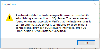network related error