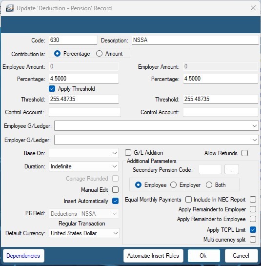 NSSA TCPL LIMIT