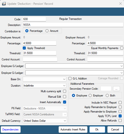 NSSA TCPL LIMIT