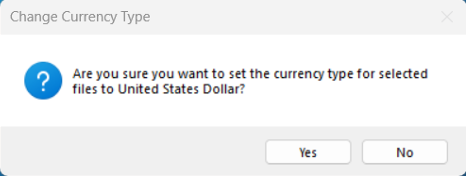 Currrency Change Type