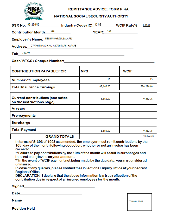 Reports - NSSA P4a