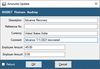 Advance Recovered