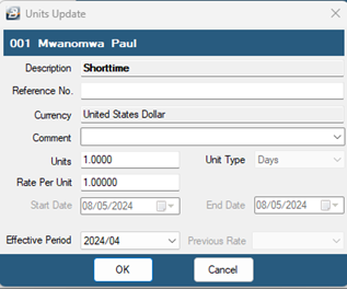 shorttime processing