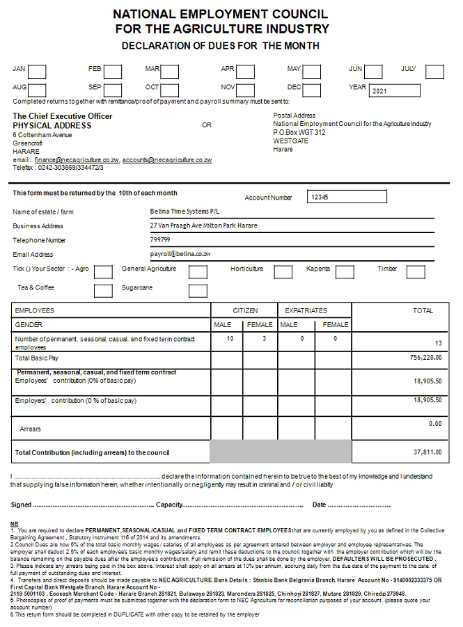 Reports - NEC Agriculture