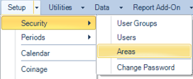 Security - Areas - Menu