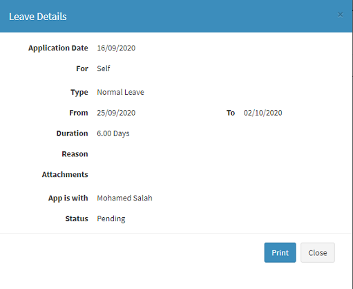 Connect - LeaveApplicationsView