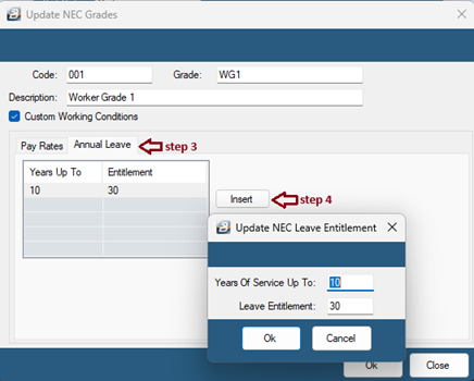 NEC Leave Entitlement