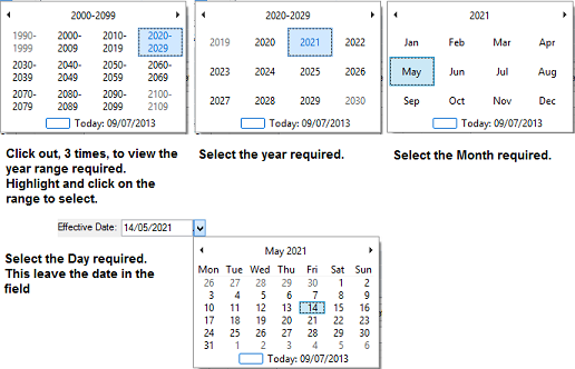 Calendar - Zooming In