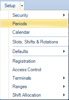 Setup - Periods