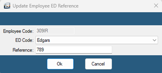 Account Ref TransactionCode 2