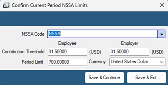 NSSA on calculation routine