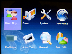 TFT500 - Main Menu Screen