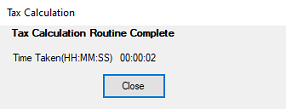 Calculation Routine - Message