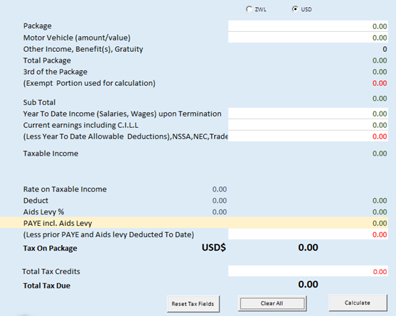 Retrenchment Calculator Package