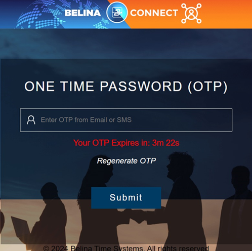 Belina Connect OTP