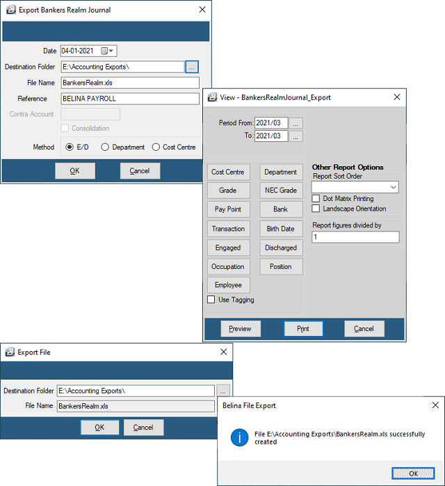 Export - Accounting - BankersRealm