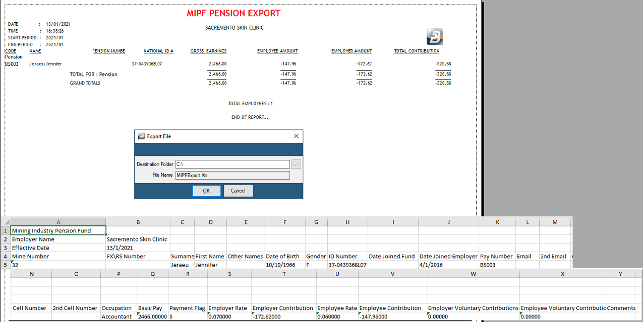 Export - Pensions - MIPF