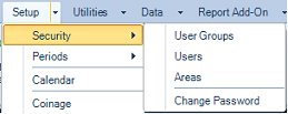 Security - Menu Options