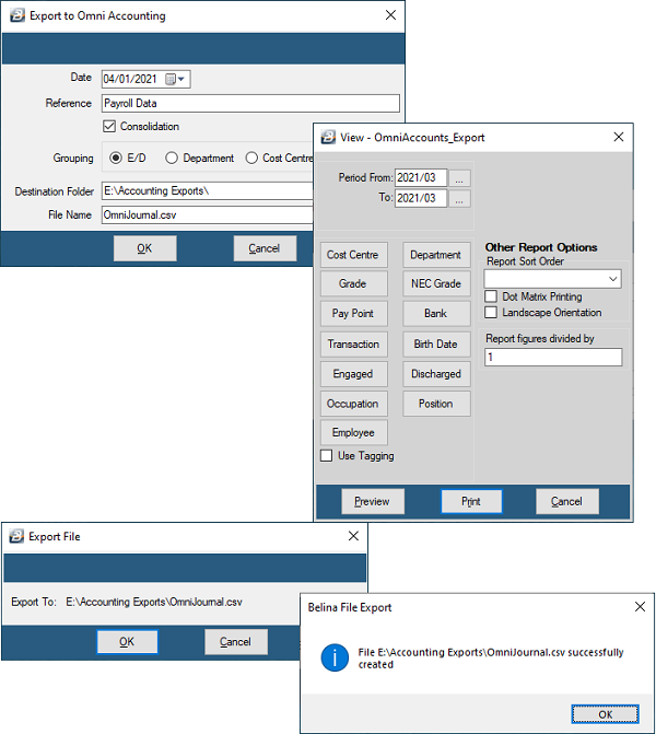 Export - Accounting - Omni
