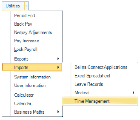 ImportTimeManagementMenu