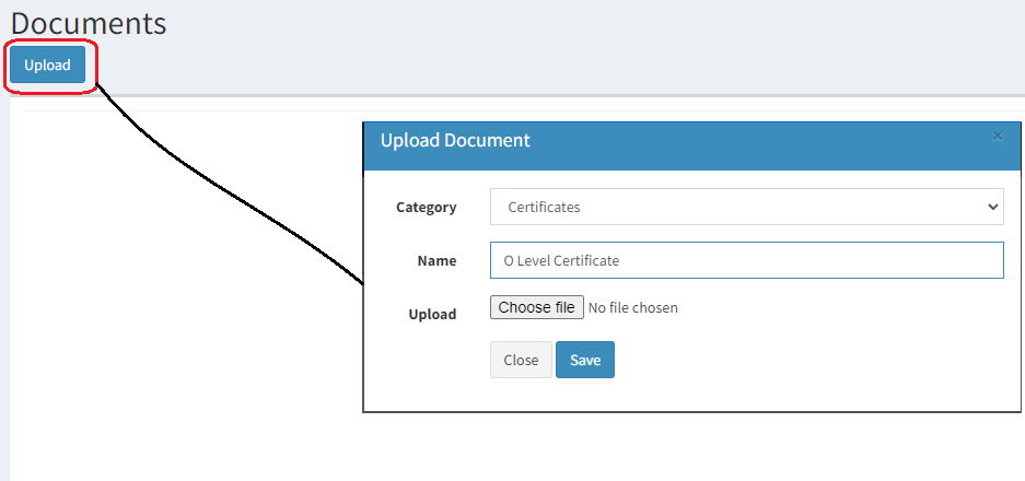 MyDocumentsUpload