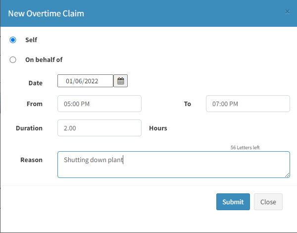 OvertimeApplicationForm