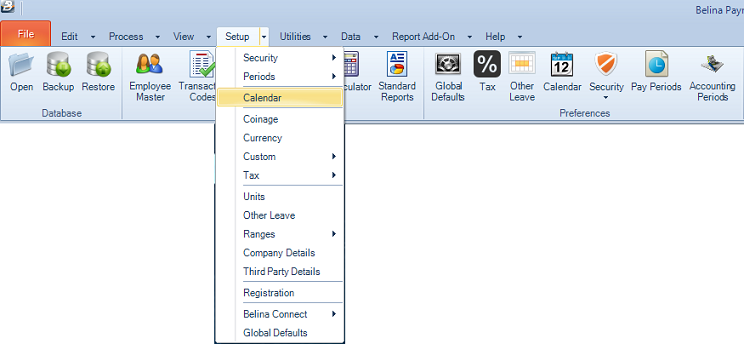 PayrollSetup