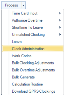 ProcessClockAdminWorkCode