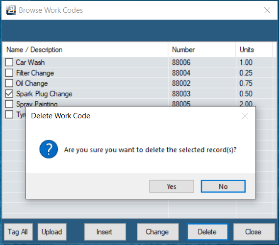 SelectWorkCodesDelete