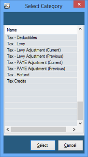 TaxAdjustmentCategories