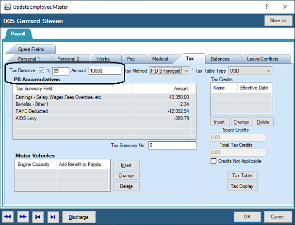 TaxDirectiveEmployeeMaster