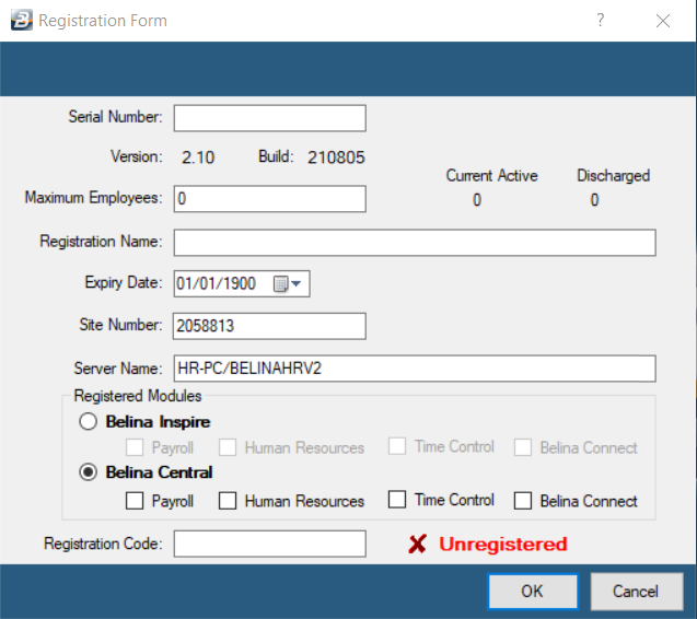 Unregistered