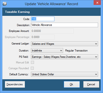 VehicleAllowance