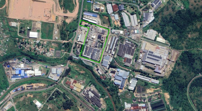 Map view of valvick park hammarsdale industrial