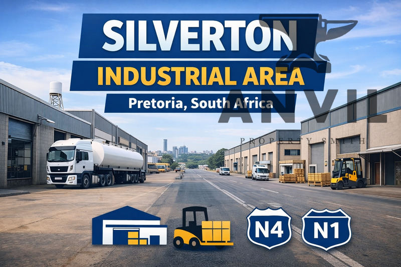 Silverton is an established industrial area in eastern Pretoria, located close to the Pretoria CBD with easy access to the N4 and N1 highways, making it a central and practical location for warehousing, light manufacturing, and distribution businesses. ChatGPT_Image_Jan_29__2026__09_08_41_AM.png